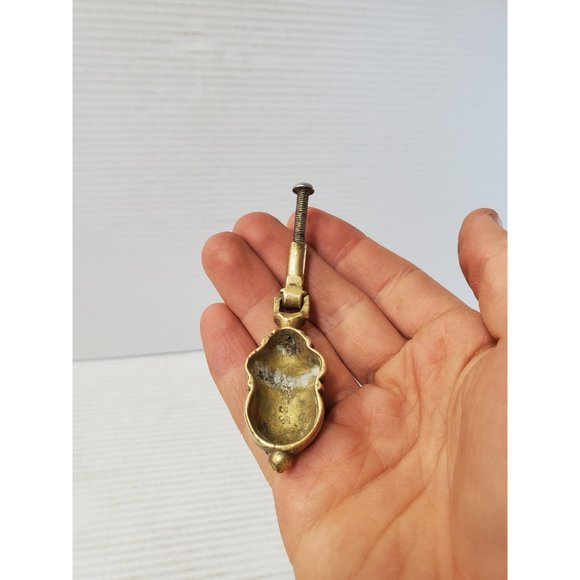 vintage Solid brass Cabinet Door Vintage KNOB Drawer Pull drawer knobs, cabinet - Picture 5 of 10